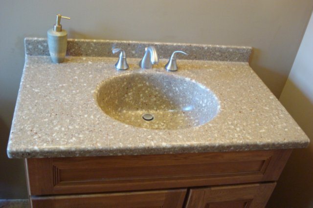 vanity counter top solid surface Quarrystone 2